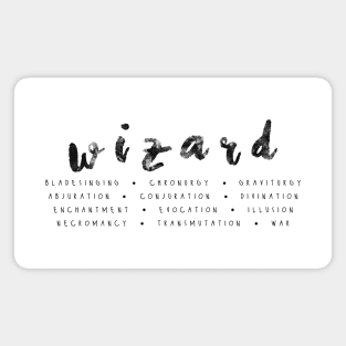 Wizard Dungeons and Dragons | D&D | DnD Gifts | RPG Gifts Magnet